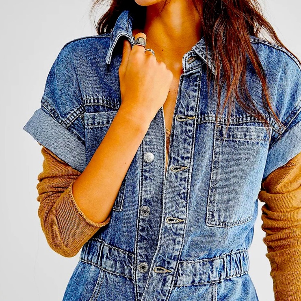Free people we the free Marci coverall never worn!